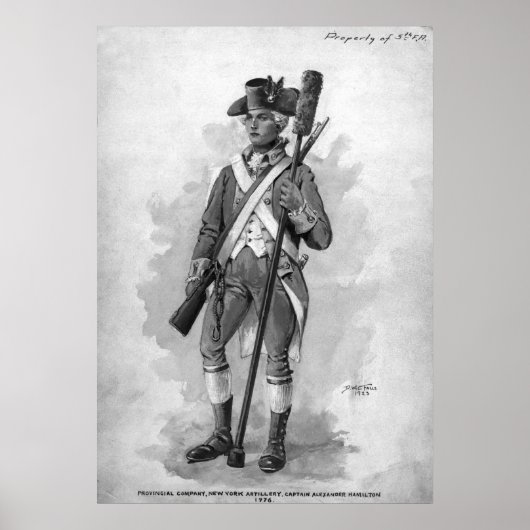 Revolutionsartillerist Poster (Vorne)