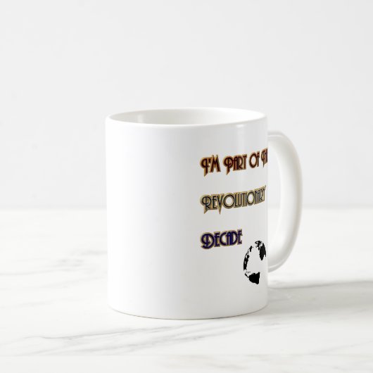 Revolutionsdekade Kaffeetasse (VorderseiteRechts)