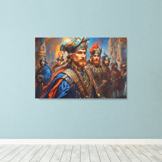 Revolutionsdesign Leinwanddruck (Insitu (Holzboden))