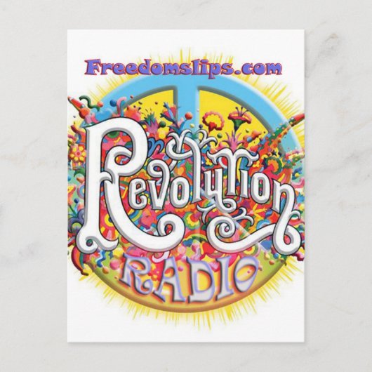 Revolutionsfrieden Postkarte (Vorderseite)