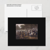 Revolutionskrieg Postkarte (Vorne/Hinten)