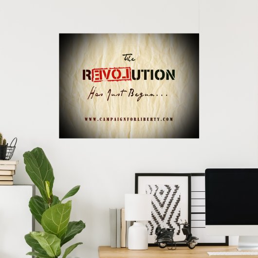 Revolutionsplakat Poster (Heimbüro)