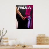 "Revolver" großes Poster (20" x 28") (Küche)