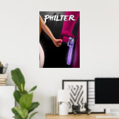"Revolver" großes Poster (20" x 28") (Heimbüro)