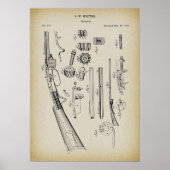 Revolver Patent Poster (Vorne)