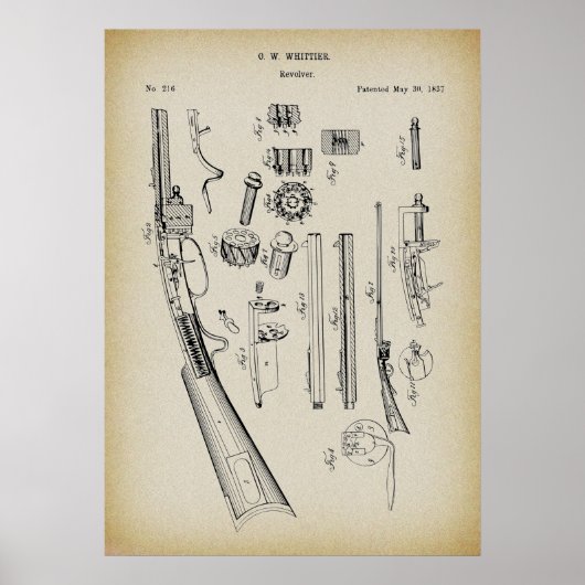 Revolverpatent Poster (Vorne)