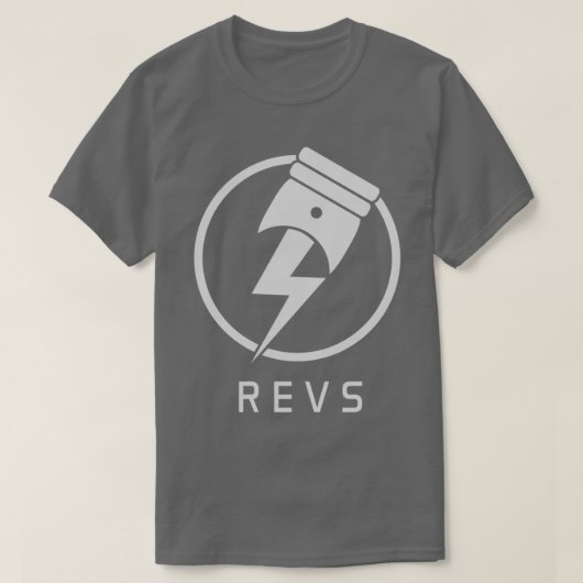 Revs dunkles Pferd T-Shirt (Design vorne)