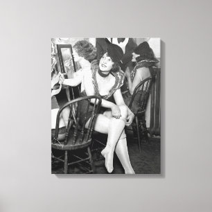 Revuegirls Backstage, 1926 Leinwanddruck