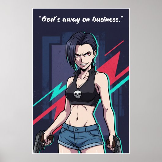 Revy – Black Lagoon Motivation Poster | Anime (Vorne)