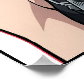 Revy – Black Lagoon No Heroes Quote Poster (Ecke)