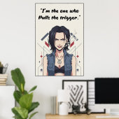 Revy – Pulls the Trigger Quote Poster | Anime Wall (Heimbüro)