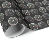 Revzähler von luftgekühltem Auto 911 und 356 Geschenkpapier (Rolleneckpunkt)