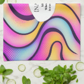  Rewarding Life Abstract Personalized  Geschirrtuch (Gefaltet)