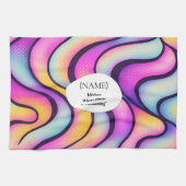  Rewarding Life Abstract Personalized  Geschirrtuch (Horizontal)