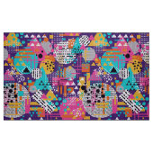 Rewind 80er Memphis muster 002 Stoff (Fat Quarter (45,7 x 55,9 cm))