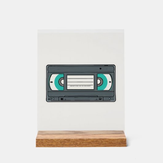 Rewind to the Future: The VHS Legacy Acrylschild (Vorderseite)