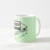 Rewinding an old cassette tape kaffeetasse (VorderseiteRechts)