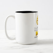 Rewired Mind Logo Tasse - Schwarze Kaffeetasse (Links)