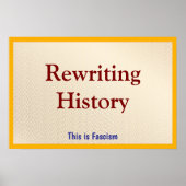 Rewriting History Poster (Vorne)