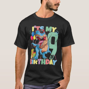 Rex 9th Birthday Boy Girl 9 Years 2013 Dinosaurier T-Shirt