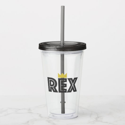 Rex Acryltrinkbecher (Vorderseite)