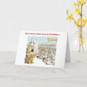 Rex als Moses mit Geburtstagsbefehlen Karte (Gelbe Blume)