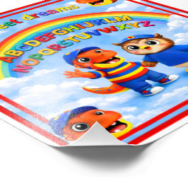 Rex and a rainbow 6 x 6 desk print individual earl fotodruck