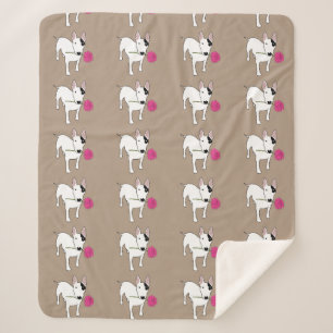 Rex.and Blume Sherpa Decke Sherpadecke