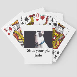 Rex das Fernsehen Terrier schloss Ihre Spielkarte