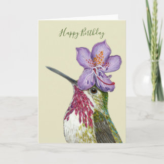 Rex der calliope hummingbird-Karte Karte