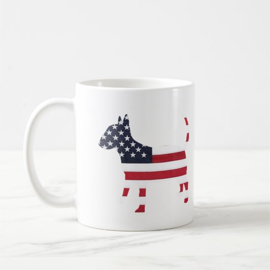 Rex Die TV-Terrier-Abstimmung Tasse (Links)