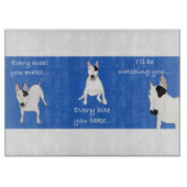 Rex die TV-Terrier, die dich beim Schneiden beobac Schneidebrett (Vorderseite)