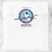 Rex die TV-Terrier-Sprache locker Aufkleber (Tasche)