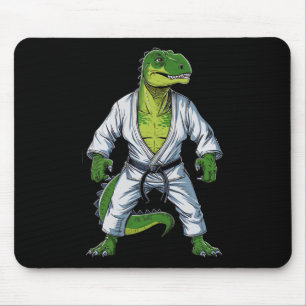 Rex Dinosaur Kampfsport Kampfsportler Jiu-Jitsu Mousepad