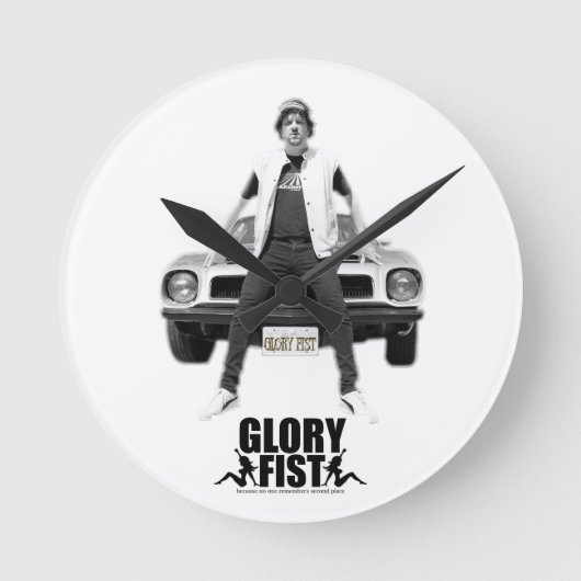 Rex Donner-Uhr Runde Wanduhr (Vorderseite)