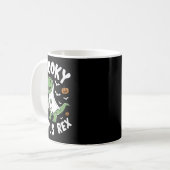 Rex Funny Halloween Outfit Kostüme Kaffeetasse (Vorderseite Links)