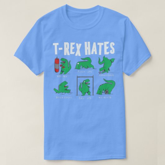 Rex Funny What Rex Hates Dinosaurier for n Boys T-Shirt (Design vorne)