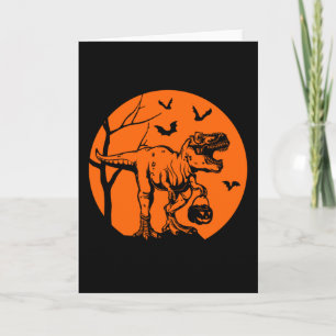 Rex halloween dinosaurier Geschenk für sie Karte