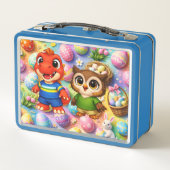 rex hoot lunchbox Ostergeschenkbox Kinder Lunchtim (Rückseite)