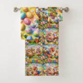 rex hoot three-piece bathroom towel set (Insitu)