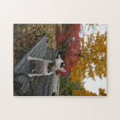 Rex im Herbstpuzzle Puzzle (Horizontal)