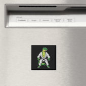 Rex Kampfsport Dinosaurier Jiu-jitsu Bjj Karate  Magnet (In Situ (Geschirrspüler))
