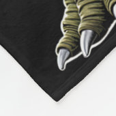 Rex Kampfsport Dinosaurier Karate Jiu-Jitsu Ninja  Fleecedecke (Ecke)