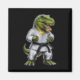 Rex Kampfsport Dinosaurier Karate Judo Bjj Kämpfer Magnet