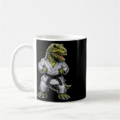 Rex Martial Arts Dinosaur Karate Jiu-Jitsu Ninja Kaffeetasse (Links)
