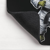 Rex Martial Arts Dinosaur Karate Jiu-jitsu Ninja Mousepad (Ecke)