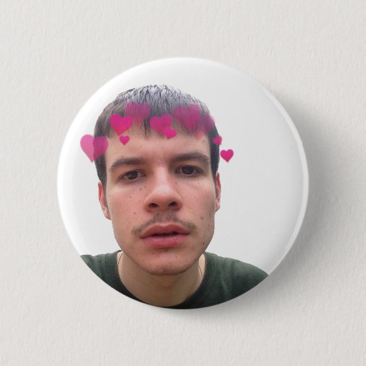 Rex orange Landkreis mit Herzen Button (Vorderseite)