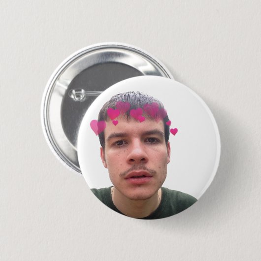Rex orange Landkreis mit Herzen Button (Vorne & Hinten)