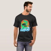 rex playing rugby football T-Shirt (Vorne ganz)