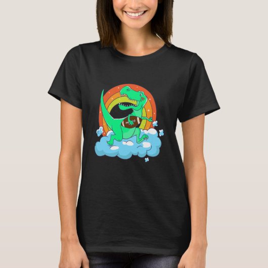 rex playing rugby football T-Shirt (Vorderseite)